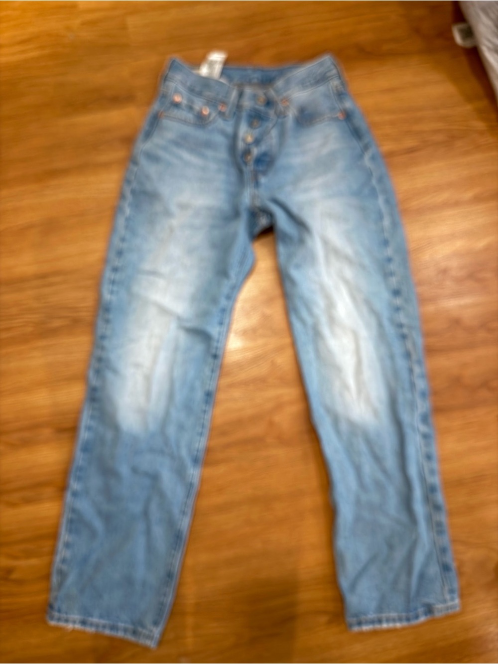 Levi's  501 button fly Light Wash Relaxed Women's Jeans